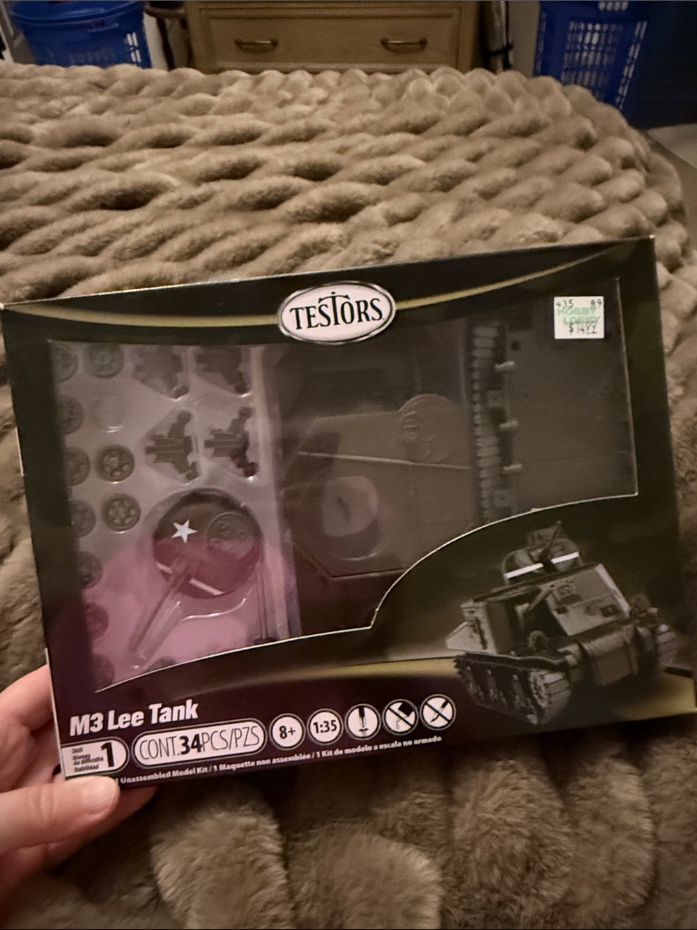 M3 Lee Tank Kids Model Kit - Green